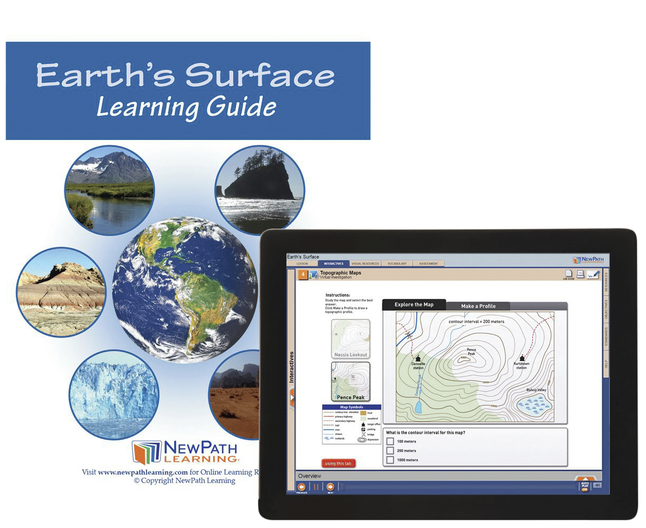 Image for Newpath Learning Earth’s Surface Student Learning Guide with Online Lesson from SSIB2BStore