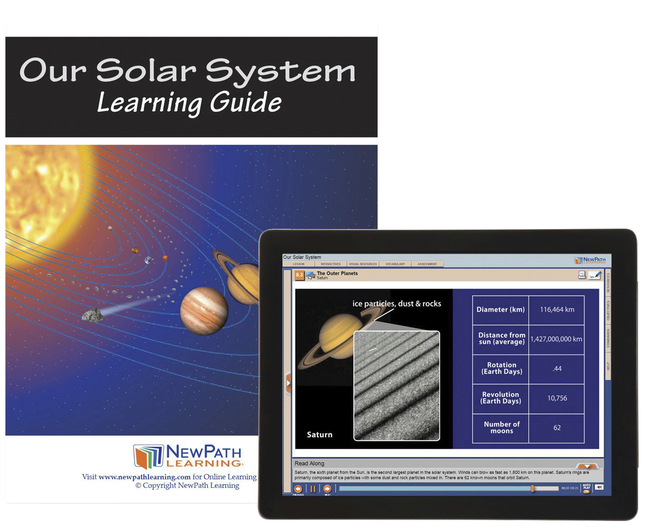 Image for Newpath Learning - Our Solar System Student Learning Guide with Online Lesson from SSIB2BStore