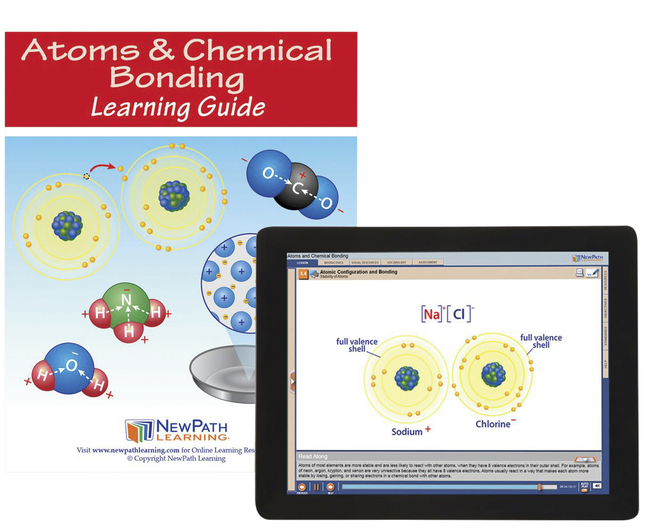 Image for Newpath Learning Atoms and Chemical Bonding Student Learning Guide with Online Lesson from SSIB2BStore