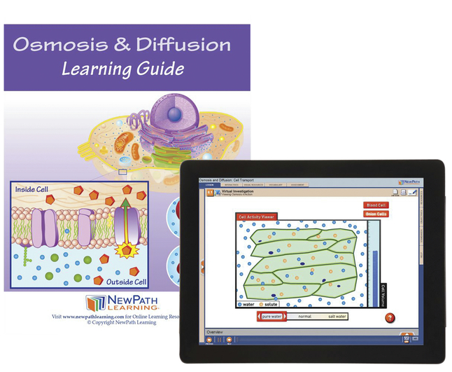 Image for Newpath Learning Osmosis and Diffusion Student Learning Guide with Online Lesson from School Specialty