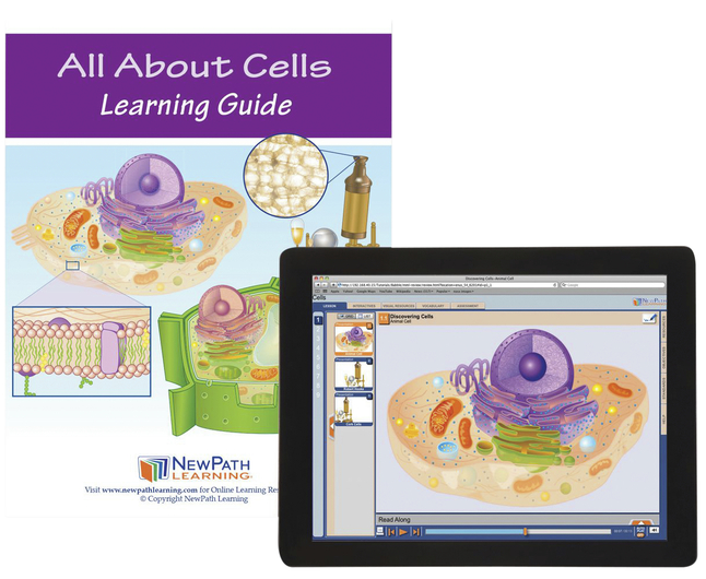 Image for Newpath Learning All About Cells Student Learning Guide with Online Lesson from School Specialty