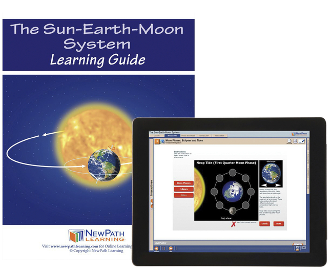 Image for Newpath Learning Sun-Earth-Moon Student Learning Guide with Online Lesson from SSIB2BStore