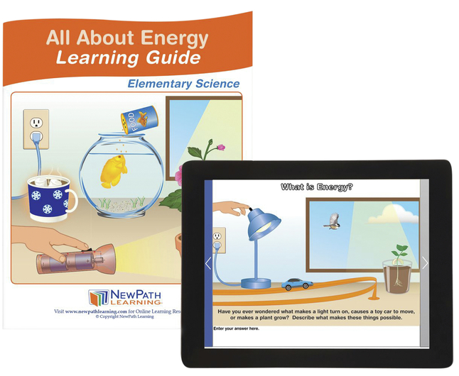 Newpath Learning All About Energy Student Learning Guide with Online Lesson, Item Number 2087521