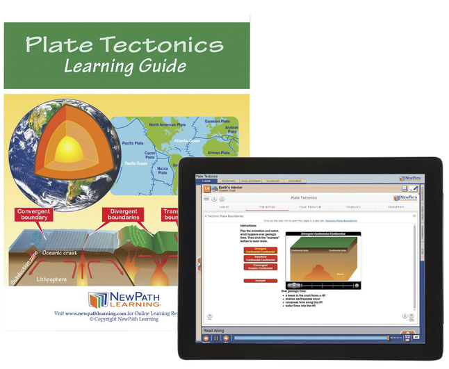 Image for Newpath Learning Plate Tectonics Student Learning Guide with Online Lesson from SSIB2BStore
