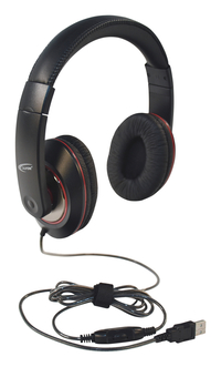Califone Deluxe Stereo Headphones with Inline Volume Control, Item Number 2088194