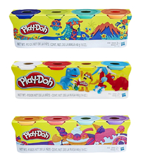 Play-Doh, Assorted Colors, 4 Ounces, Set of 4, Item Number 2088203