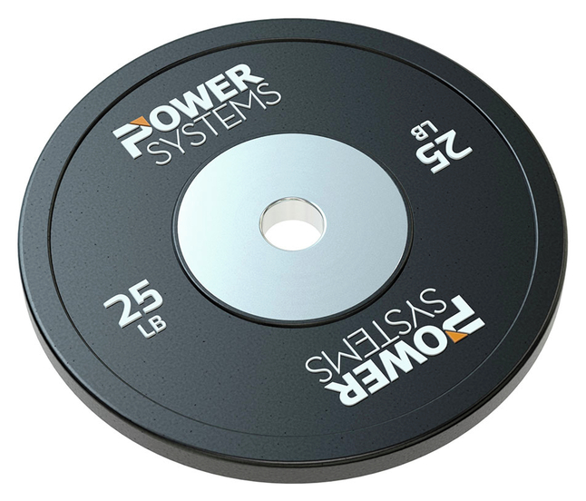 Image for Power Systems Training Plate, 25 Pounds, Black from School Specialty