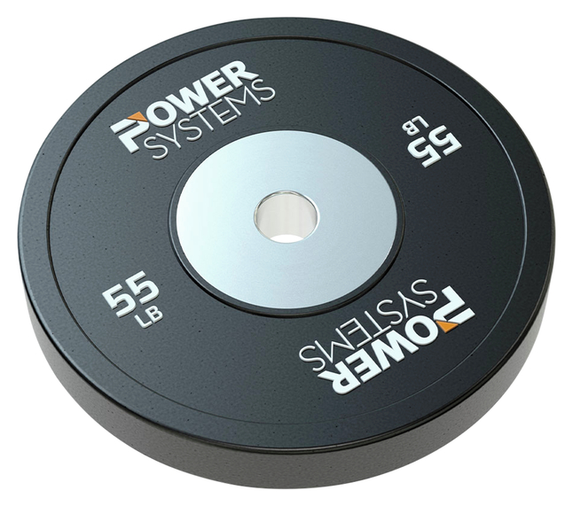 Power Systems Training Plate, 55 Pounds, Black, Item Number 2088543