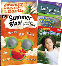 Teacher Created Materials Learn-at-Home Summer Reading Bundle, Grade 2, Set of 5 Item Number 2088886