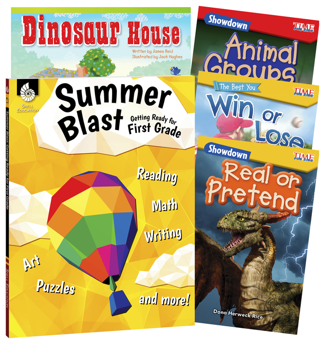 Image for Teacher Created Materials Learn-at-Home: Summer Reading Bundle, 5-Book Set, Grade 1 from School Specialty