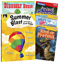Teacher Created Materials Learn-at-Home Summer Reading Bundle, Grade 1, Set of 5 Item Number 2088887