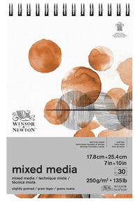 Winsor & Newton Mixed Media Pad, 7 x 10 Inches, Item Number 2088928