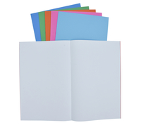 Image for School Smart Bright Blank Books, 11 x 17 Inches, Assorted Colors, 6 Sheets, Pack of 6 from School Specialty