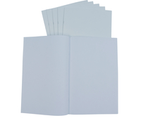 School Smart Blank Books, 11 x 17 Inches, White, 6 Sheets, Pack of 6, Item Number 2088942