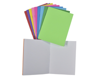 Image for School Smart Bright Blank Books, Assorted Colors, 24 Sheets, Pack of 10 from SSIB2BStore