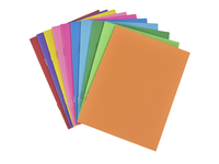 School Smart Bright Blank Books, Assorted Colors, 24 Sheets, Pack of 10 