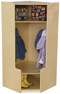 Image for Wood Designs Corner Locker, 22-1/2 x 22-1/2 x 49 Inches from SSIB2BStore