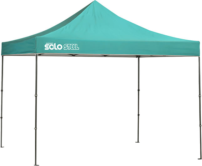 Quik Shade Solo Steel 100 Straight Leg Canopy, 10 x 10 Feet, Turquoise, Item Number 2088981
