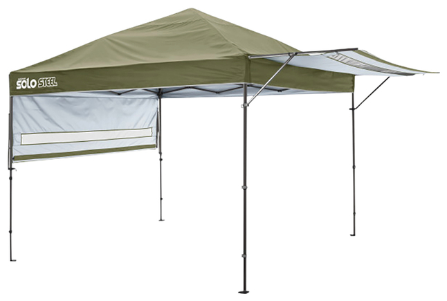 Quik Shade 170 Solo Steel Straight Leg Canopy, 10 x 17 Feet, Olive, Item Number 2088984