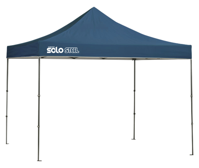 Quik Shade Solo Steel 100 Straight Leg Canopy, 10 x 10 Feet, Midnight Blue, Item Number 2088999