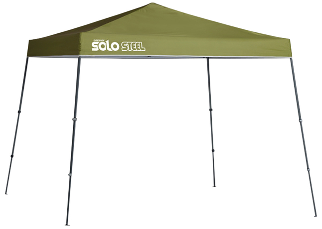 Quik Shade Solo Steel 72 Slant Leg Canopy, 11 x 11 Feet, Olive, Item Number 2089004