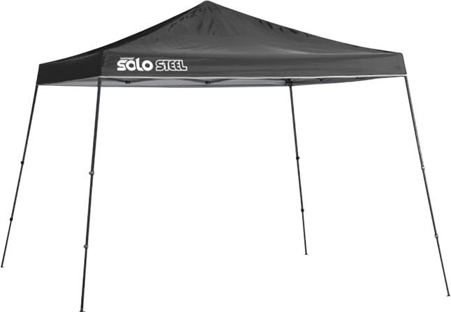 Quik Shade Solo Steel 90 Slant Leg Canopy, 11 x 11 Feet, Black, Item Number 2089014