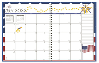 House of Doolittle Monthly Academic Planner, July 2022 - June 2023, 7 x 10 Inches, Item Number 2089162