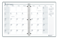 House of Doolittle Wire Bound Recycled Monthly Planner, 8-1/2 x 11 Inches, Item Number 2089163