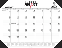 Image for School Smart Desk Pad Calendar January - December 2023, 20 x 17 Inches from School Specialty