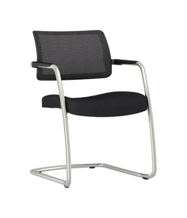 Image for AIS Devens Side Chair, 22-1/2 x 23 x 32-1/2 Inches, Black from School Specialty