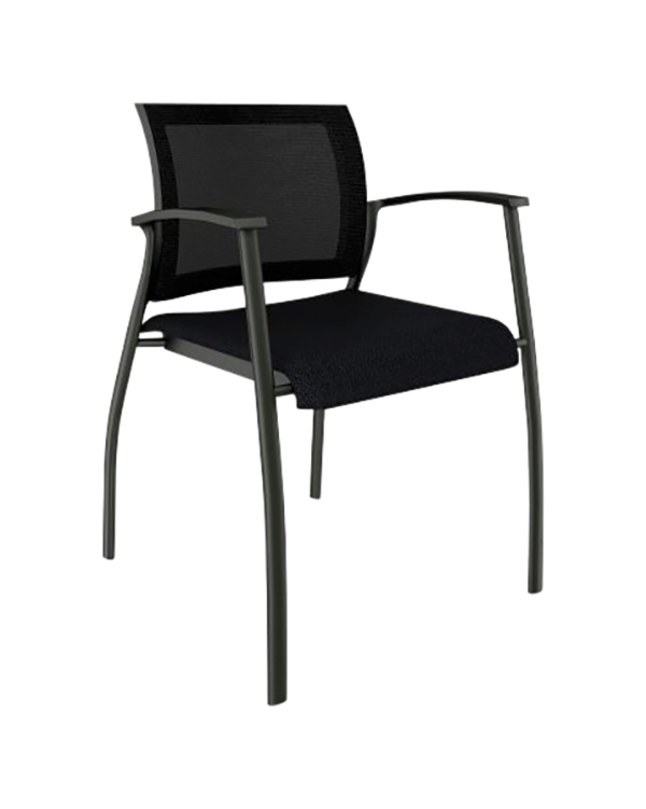 Image for AIS Grafton Side Chair, 23-3/4 x 23-1/2 x 32 Inches, Black from School Specialty