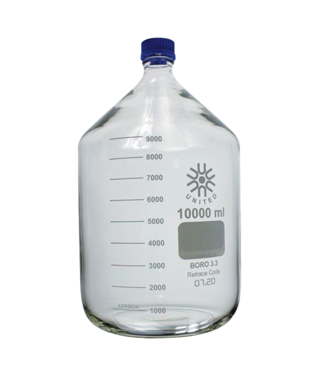 United Scientific Media/Storage Bottle, 10000ml, Item Number 2089899