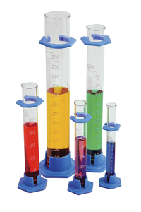United Scientific Graduated Cylinders, Borosilicate Glass, Plastic Base, Class B, 250ml, Item Number 2089965