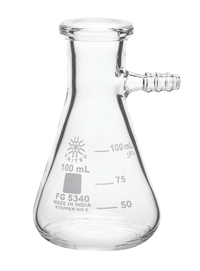 United Scientific Filtering Flask, Borosilicate Glass, 100ml, Item Number 2089981