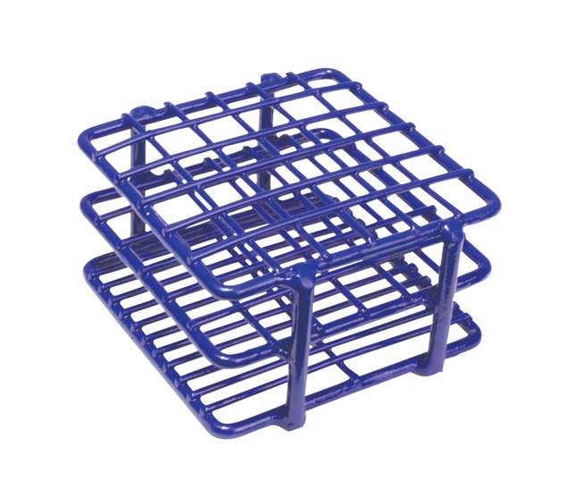 United Scientific Test Tube Rack, Wire, Epoxy-Coated, 36 Place, 10-13mm Tubes, Item Number 2089982