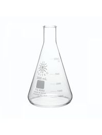 United Scientific Erlenmeyer Flask, Narrow Mouth, Borosilicate Glass, 3000ml, Item Number 2089997