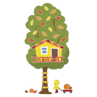 Image for Eureka Teachable Town Tree House Bulletin Board Set from SSIB2BStore