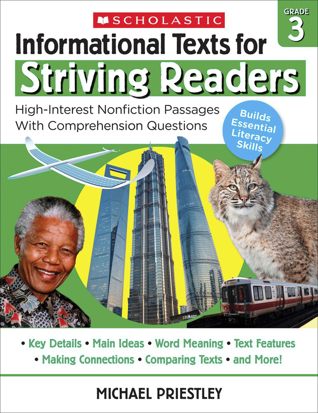 Image for Scholastic Information Text for Striving Readers Grade 3 from School Specialty