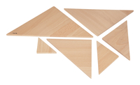 Learning Advantage Natural Architect Panels, Triangles, Set of 6, Item 2090387