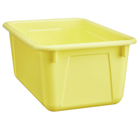 Image for Storex Small Cubby Bin, Soft Sulfur, Pack of 6 from School Specialty