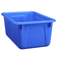 Image for Storex Small Cubby Bin, Cobalt Crush, Pack of 5 from School Specialty