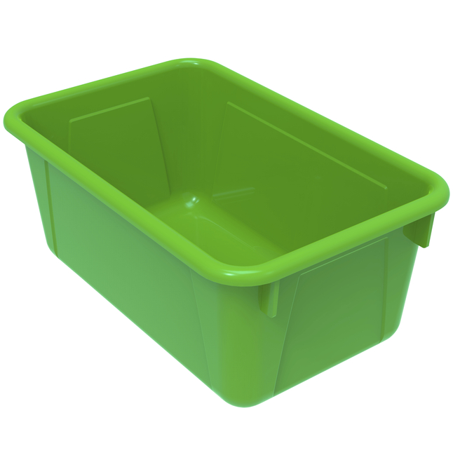 Storex Small Cubby Bin, Grass Green, Pack of 5, Item Number 2090505