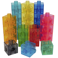 Image for Learning Advantage Linking Cubes, Set of 100, Translucent from School Specialty