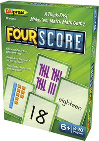 Image for Teacher Created Resource Four Score Card Game from SSIB2BStore