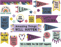 Teacher Created Resource Happy Day Positive Mini Bulletin Board Set, Item Number 2090533