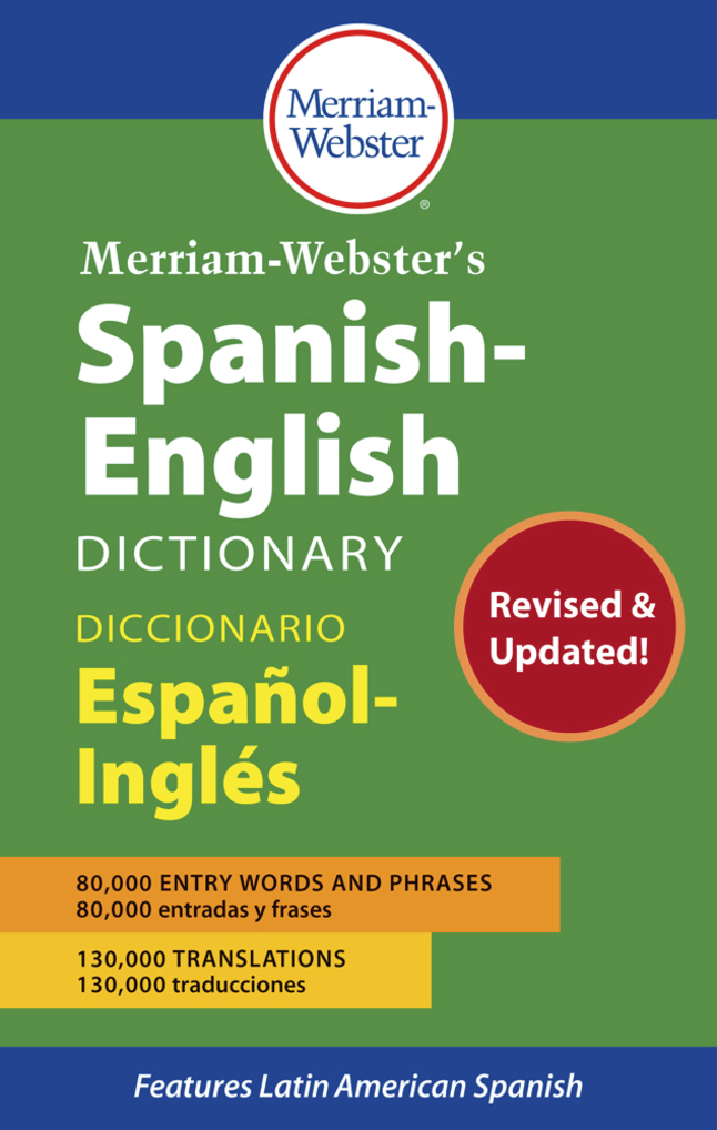 Merriam-Webster’s Spanish-English Dictionary, Hardcover, Item Number 2090542