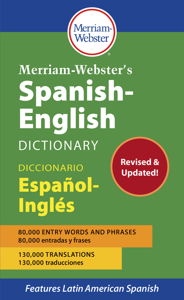 Merriam-Webster’s Spanish-English Dictionary, Mass-Market Paperback, Item Number 2090543