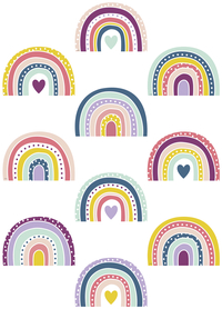 Teacher Created Resources Happy Day Rainbow Accents, Item Number 2090573
