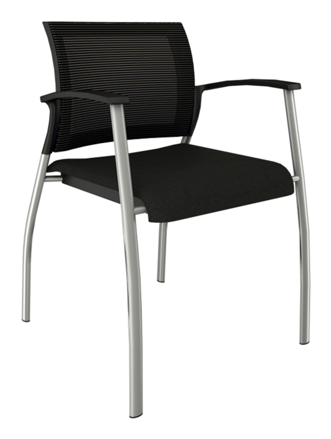Image for AIS Grafton Side Chair, 23-3/4 x 23-1/2 x 32 Inches, Silver Frame from School Specialty
