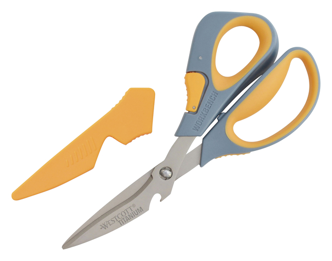 Westcott Titanium Workbench Scissors with Sheath, 8 Inches, Item Number 2090721